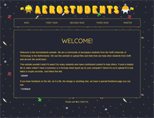 Tablet Screenshot of aerostudents.com